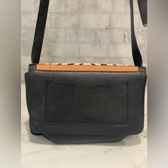 Sam Edelman Embroidered Aztec‎ Leather Adjustable Crossbody Bag - Picture 4 of 9